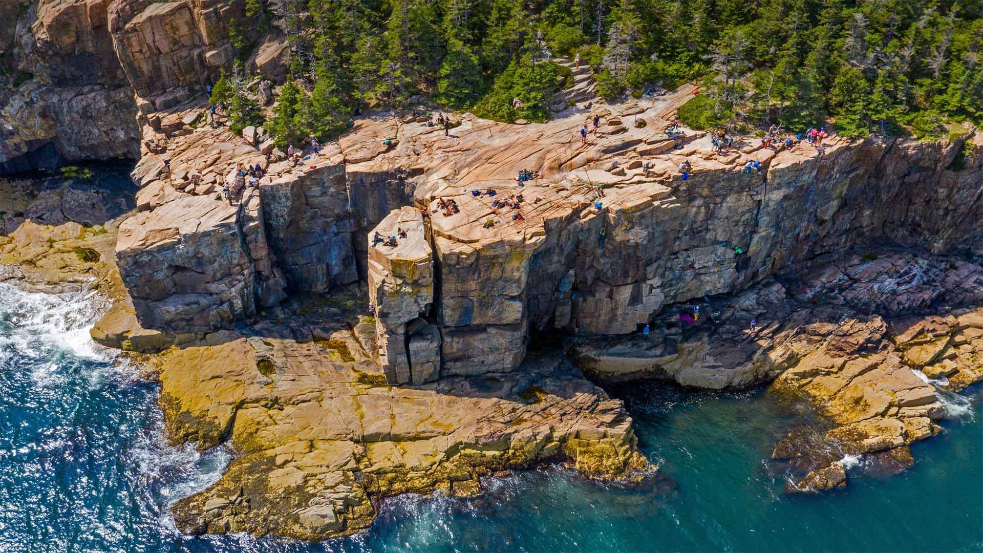 Milky Way Over Otter Cliffs Wallpapers