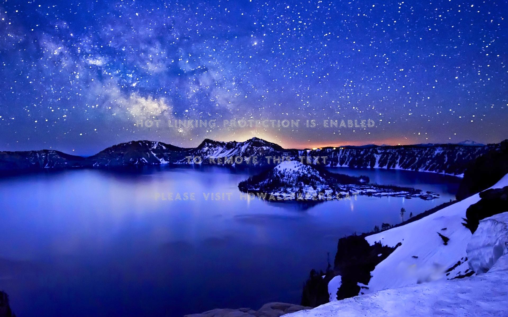 Milky Way Reflection Lake Wallpapers