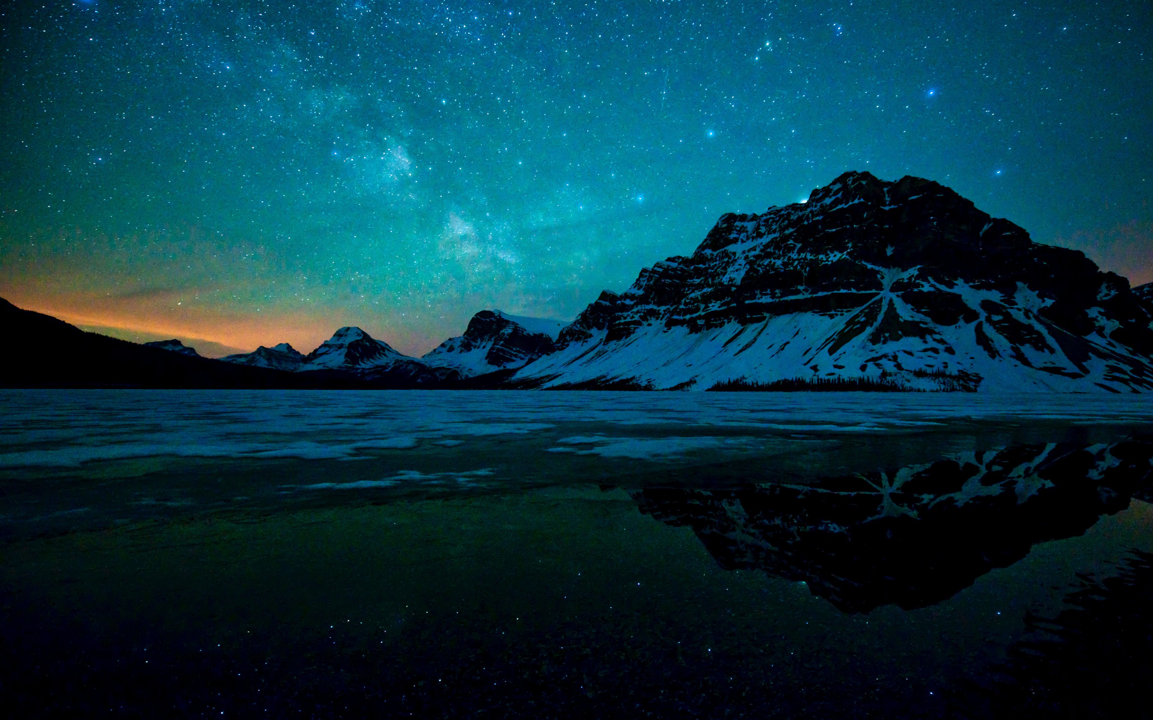 Milky Way Starry Sky Landscape Wallpapers