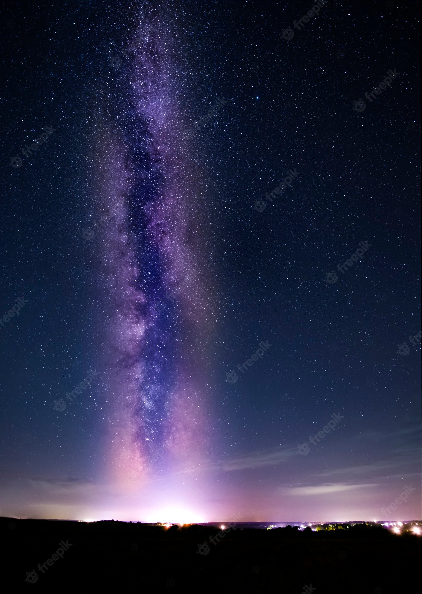 Milky Way Starry Sky Landscape Wallpapers