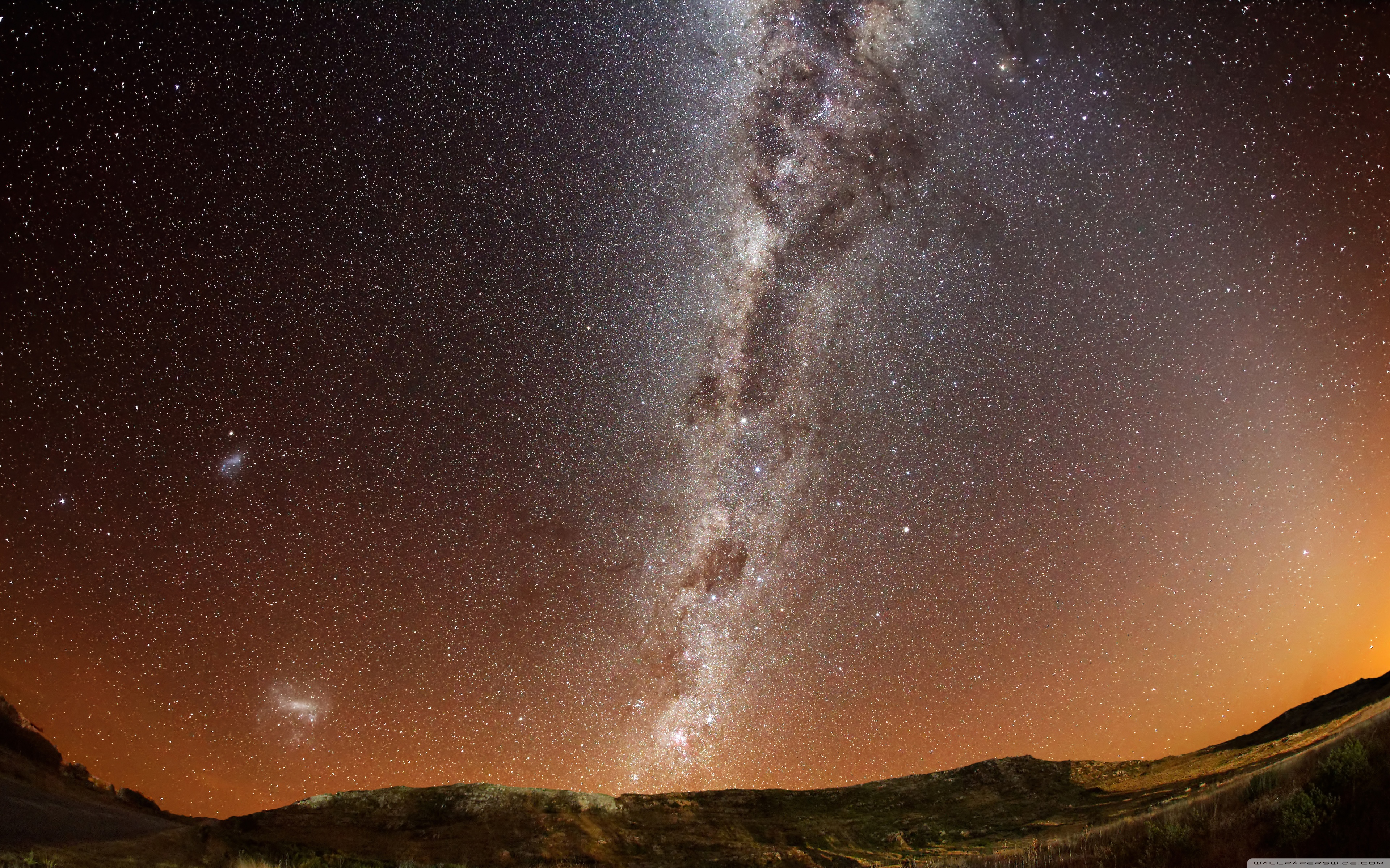 Milky Way View From Earth
 Wallpapers