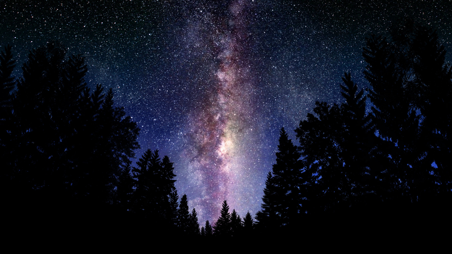 Milky Way View From Earth
 Wallpapers