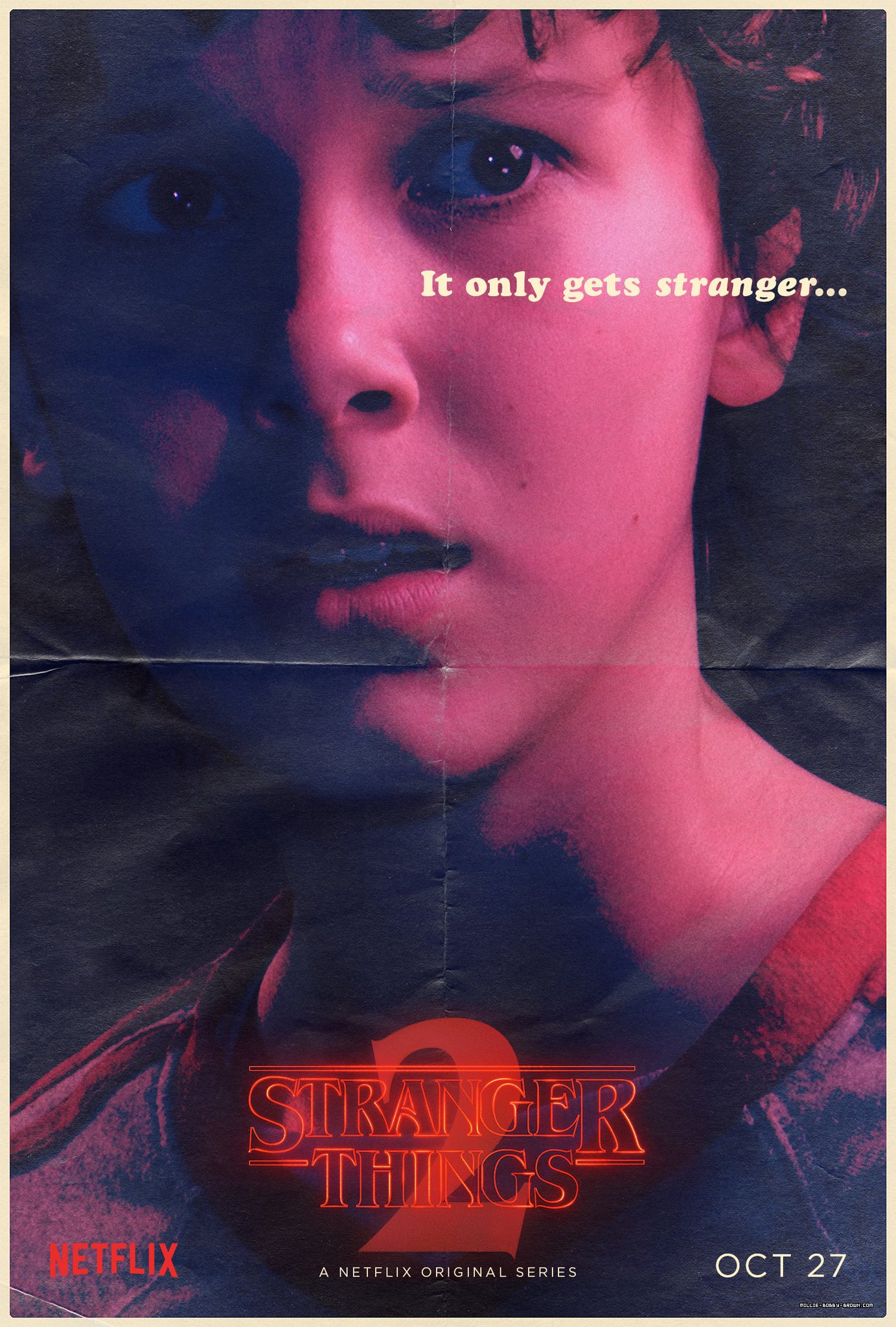 Millie Bobby Brown As Eleven Stranger Things 3 Poster Wallpapers