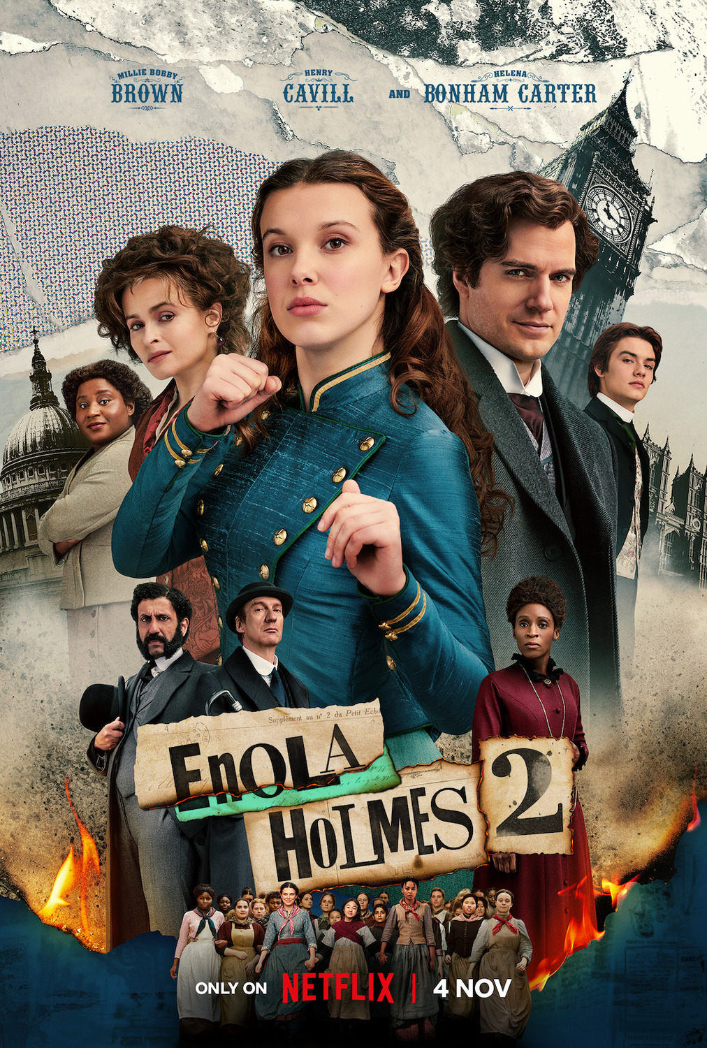 Millie Bobby Brown From Enola Holmes Netflix Wallpapers