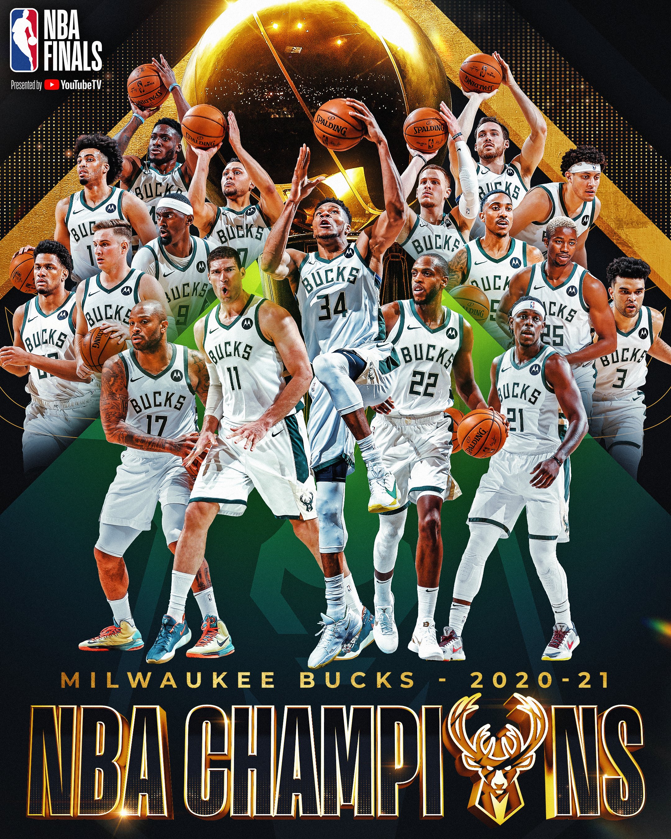 Milwaukee Bucks Nba Champions 2021 Wallpapers