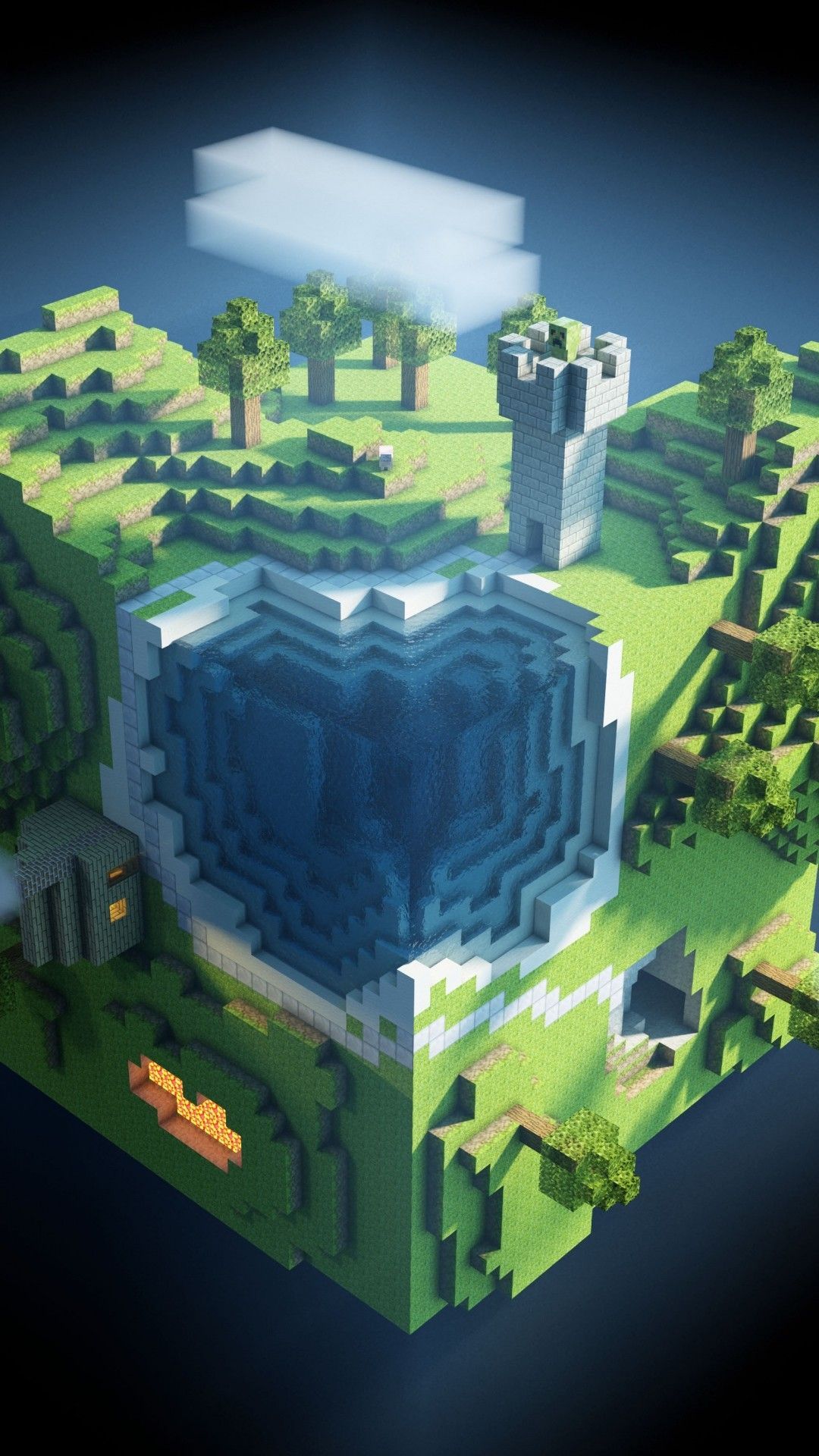 minecraft 4k iphone wallpapers Wallpapers