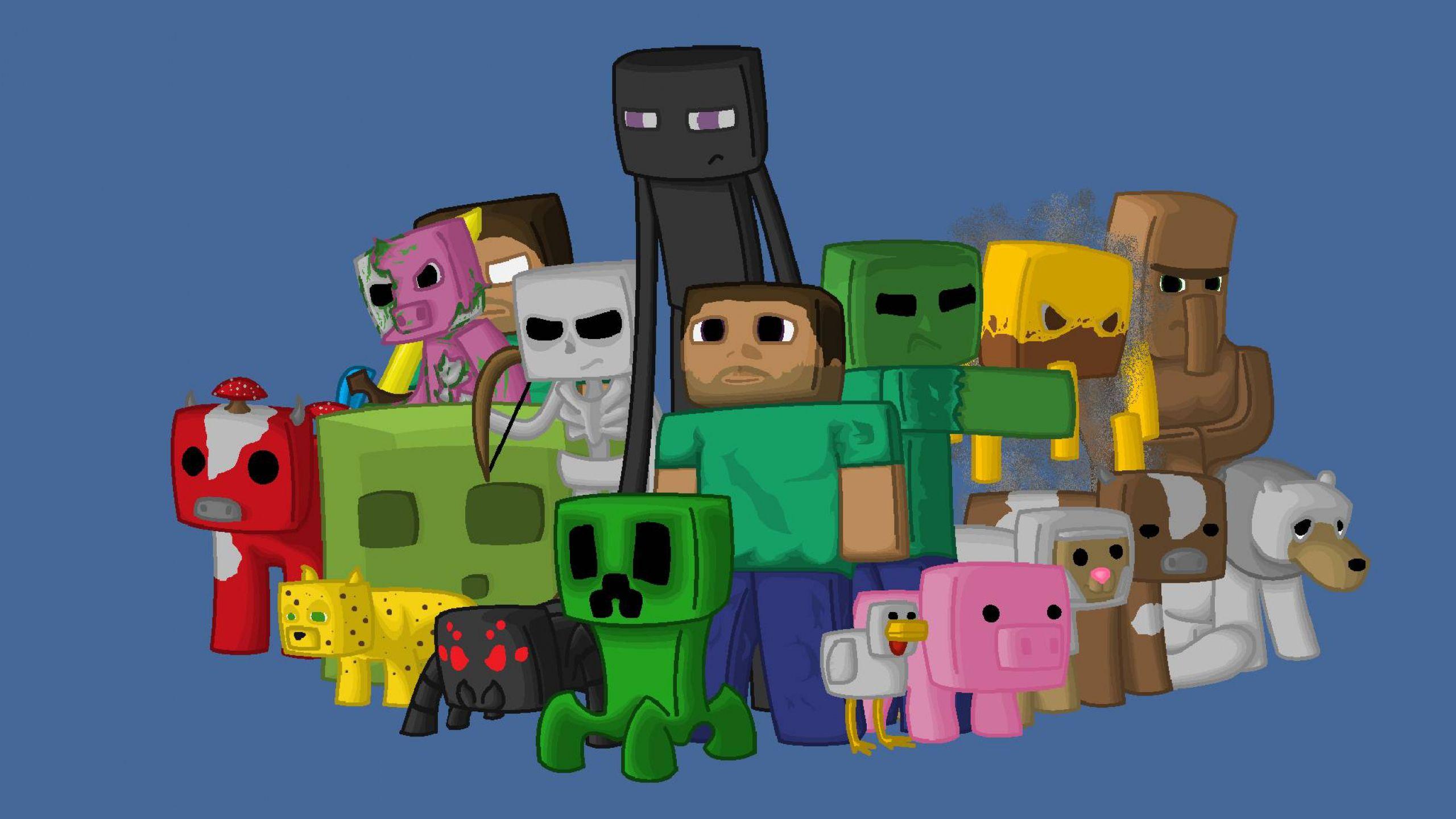 minecraft and roblox Wallpapers