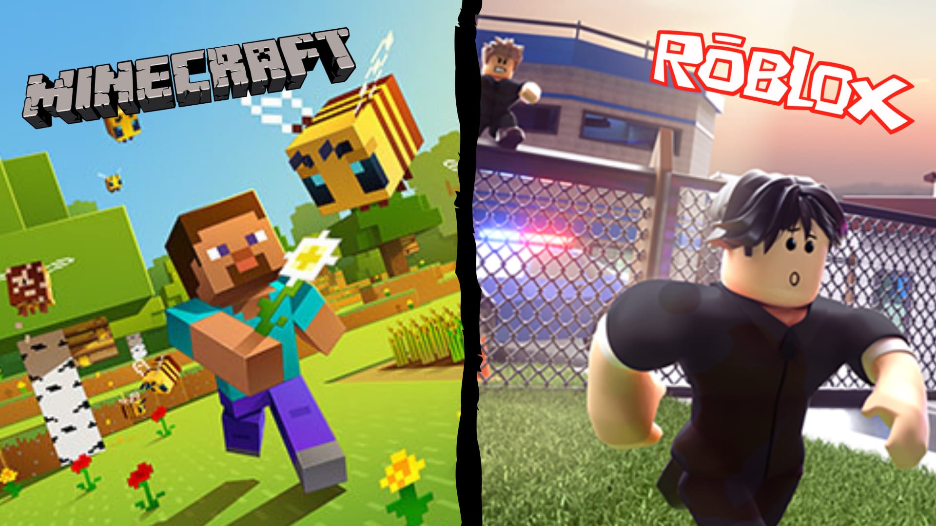 minecraft and roblox Wallpapers