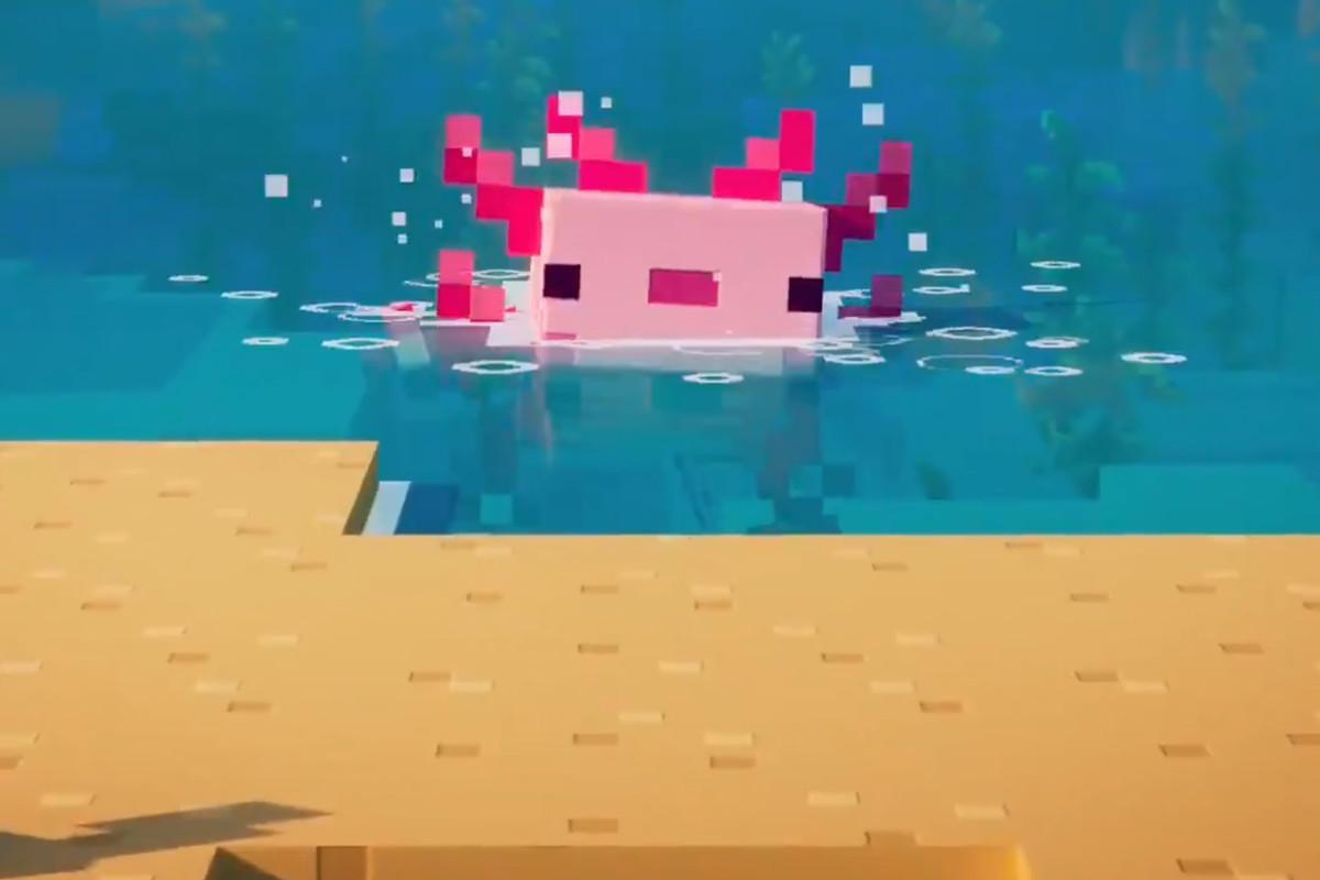 minecraft axolotl Wallpapers