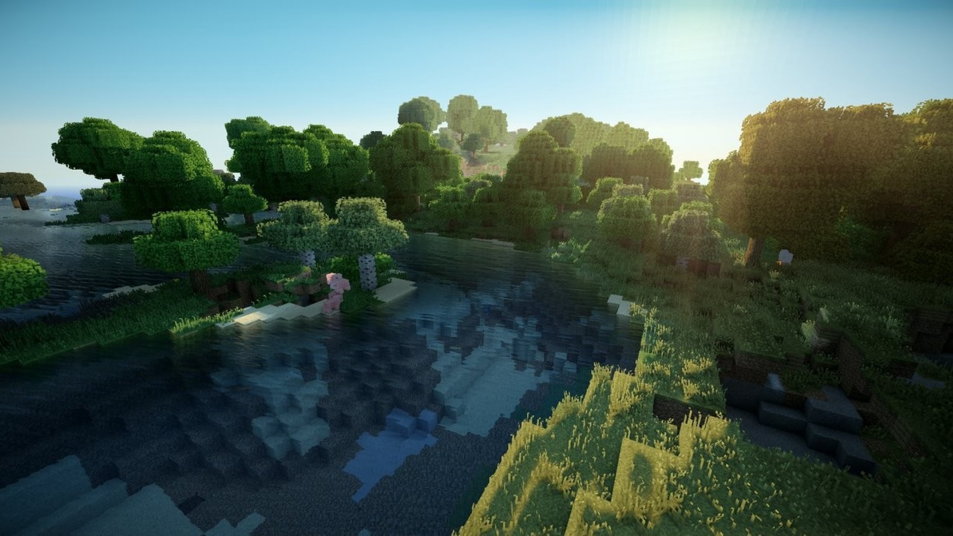 minecraft background hd Wallpapers