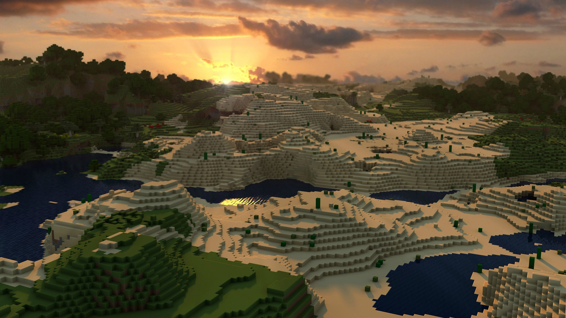 minecraft background hd Wallpapers