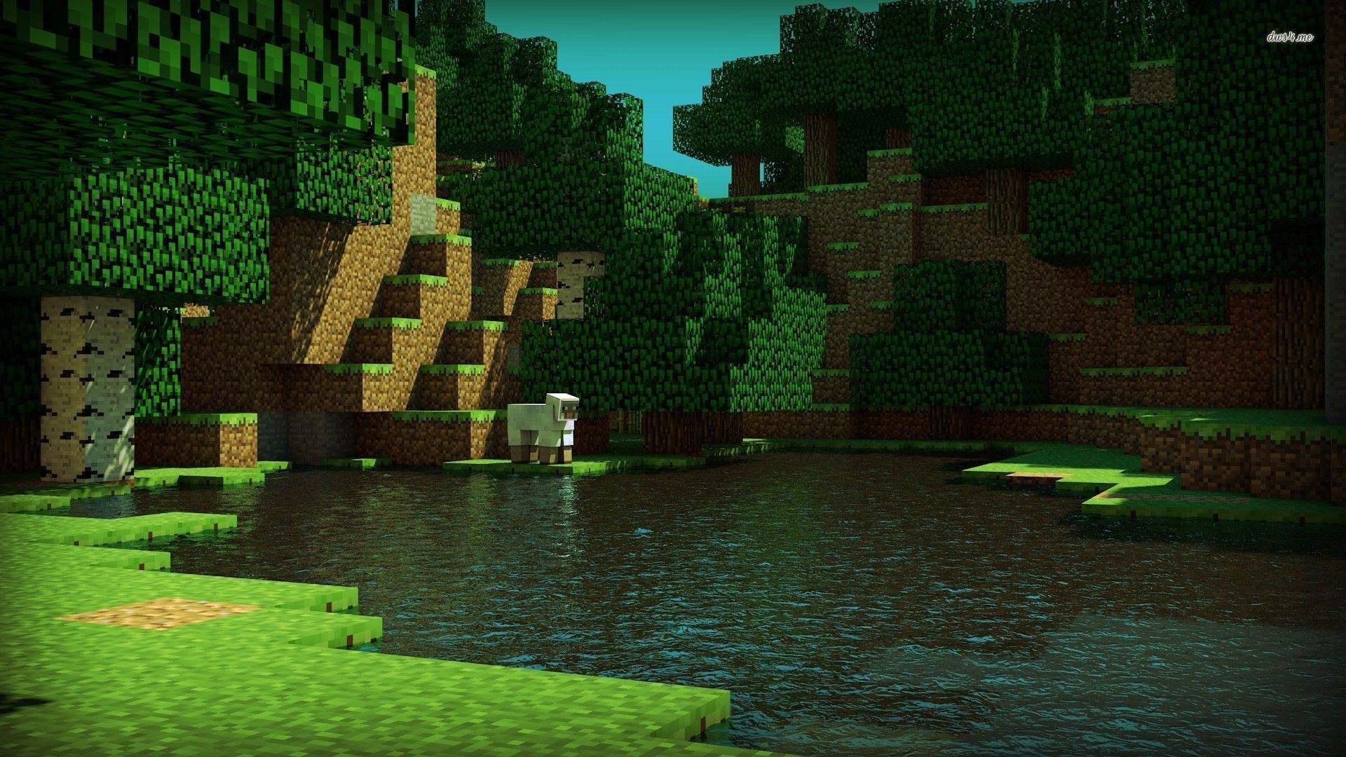 minecraft background hd Wallpapers