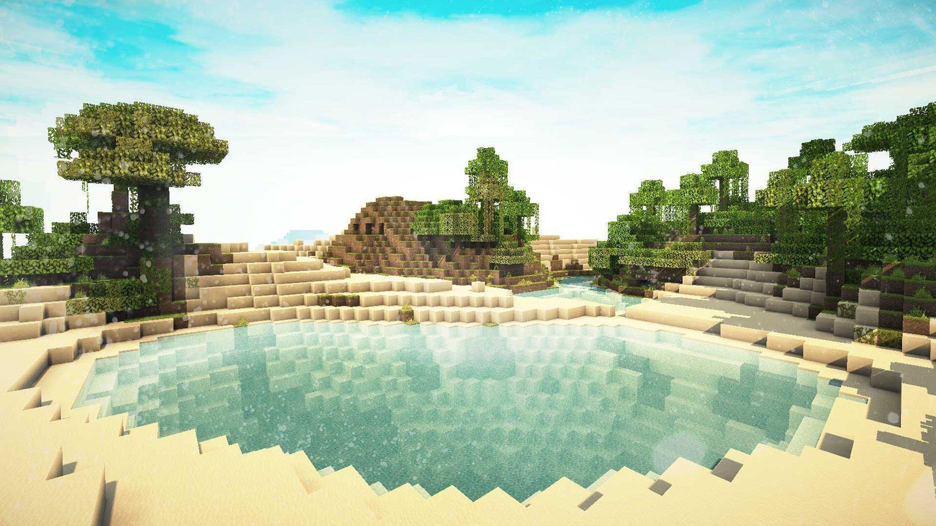 minecraft background hd Wallpapers