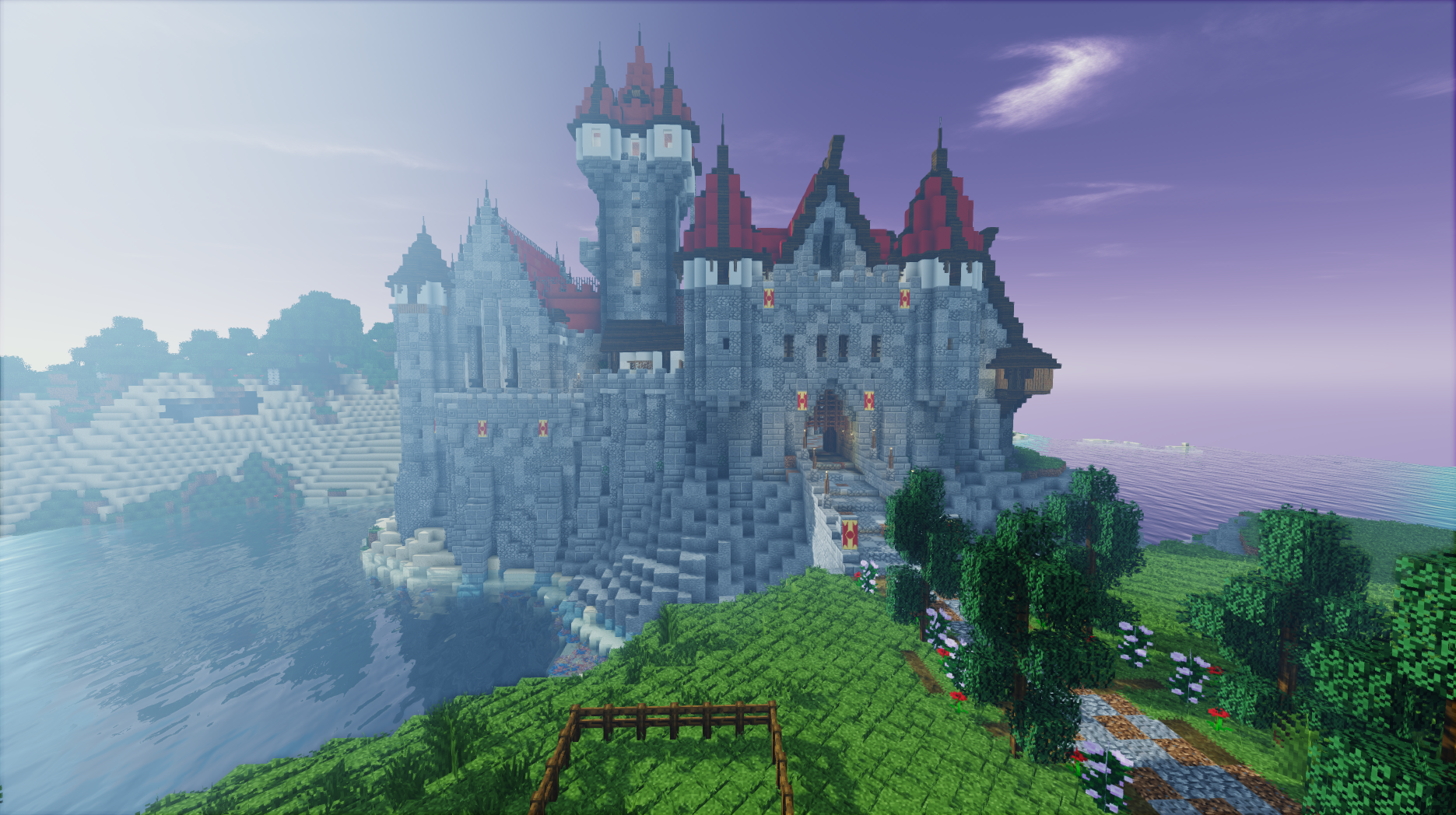 minecraft castle Wallpapers