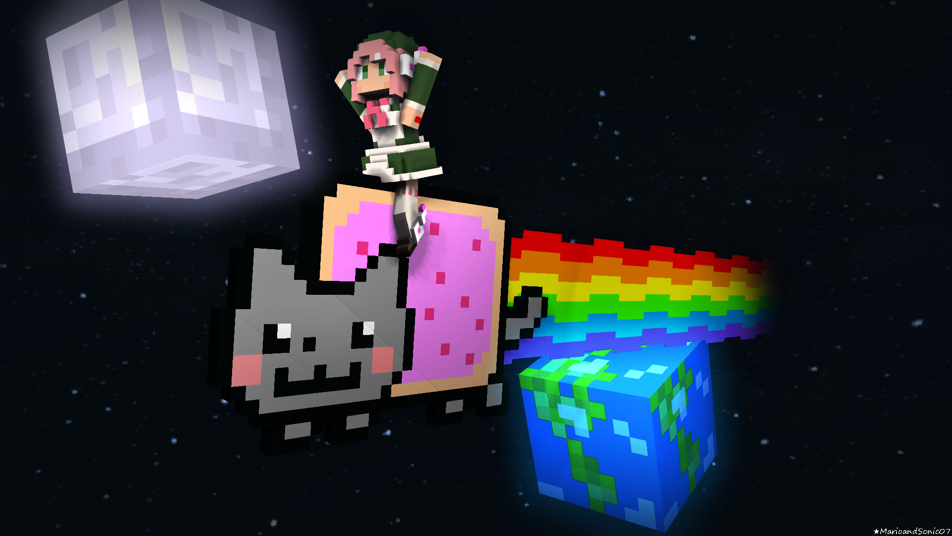 minecraft cat Wallpapers