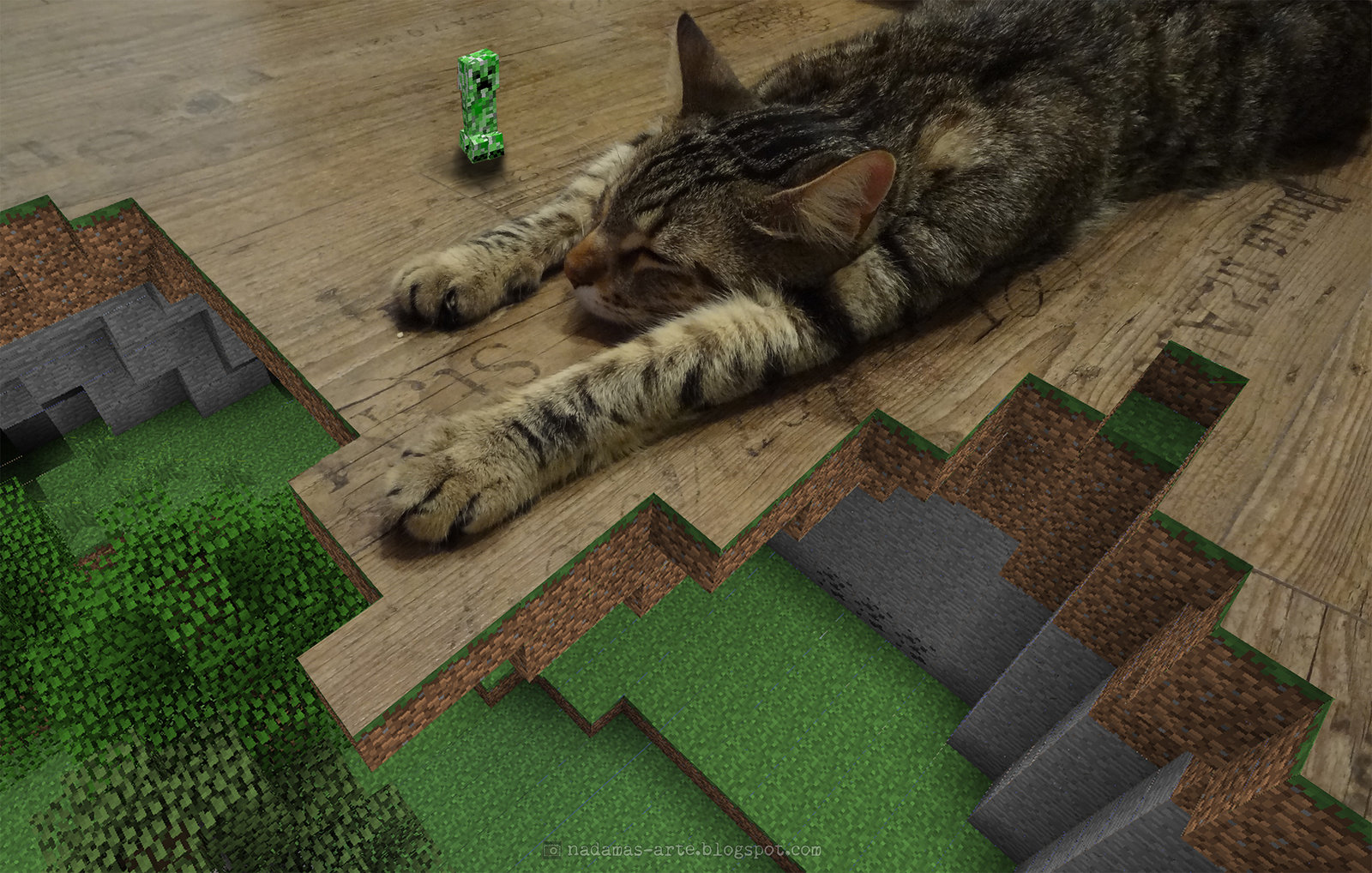 minecraft cat Wallpapers