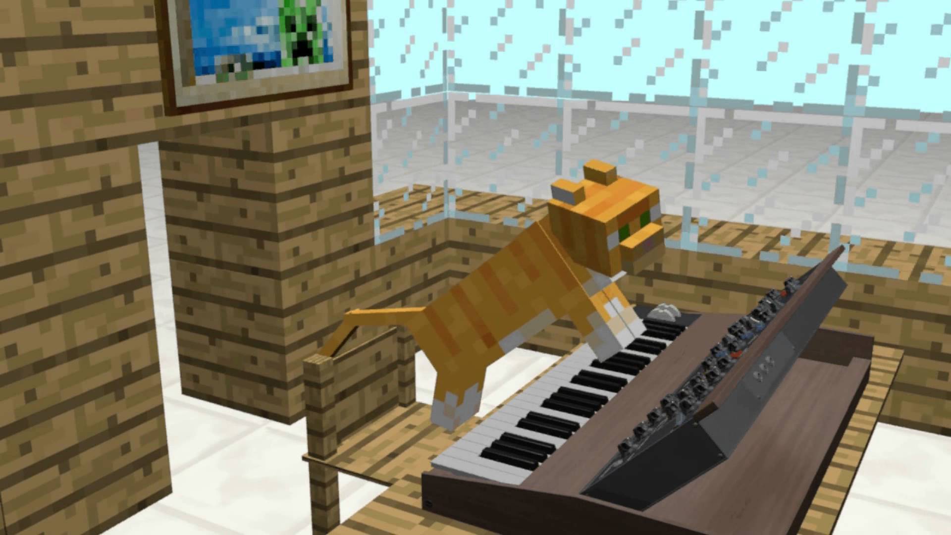 minecraft cat Wallpapers