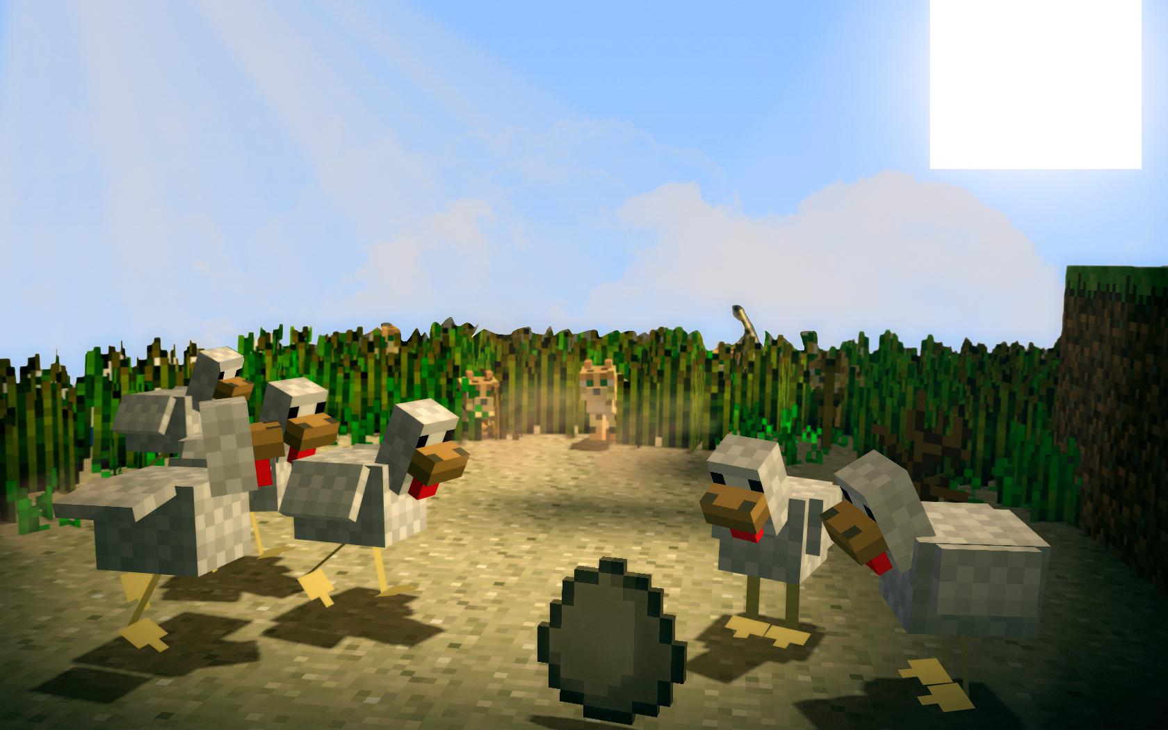 minecraft chicken Wallpapers