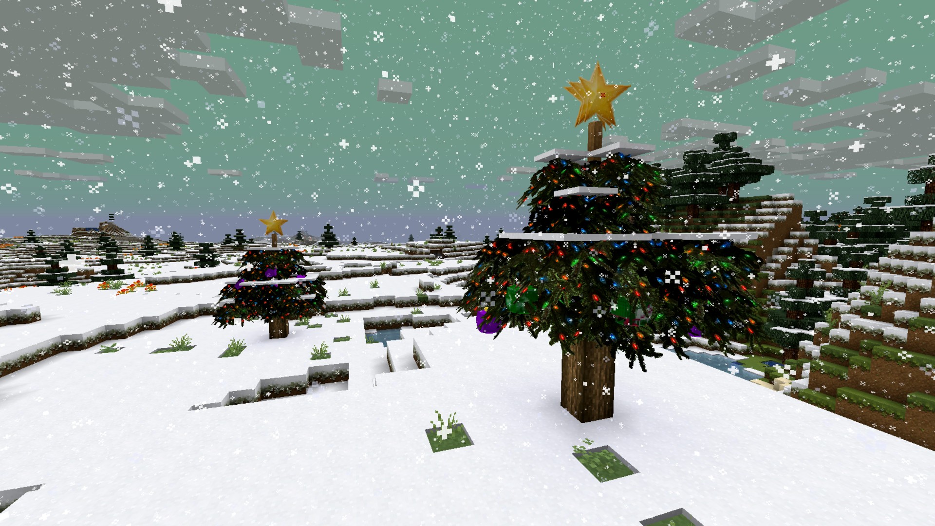 minecraft christmas Wallpapers