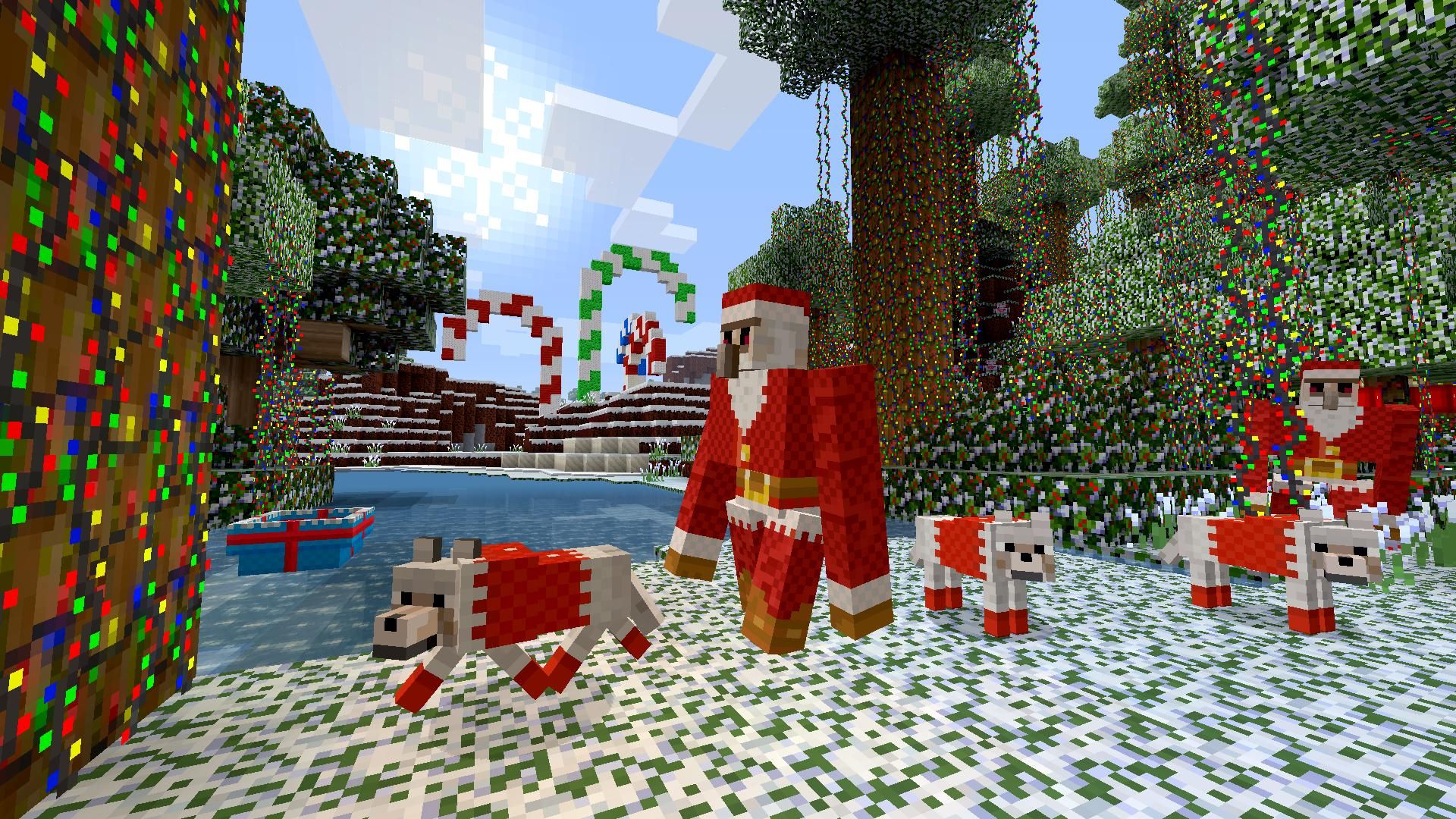 minecraft christmas Wallpapers