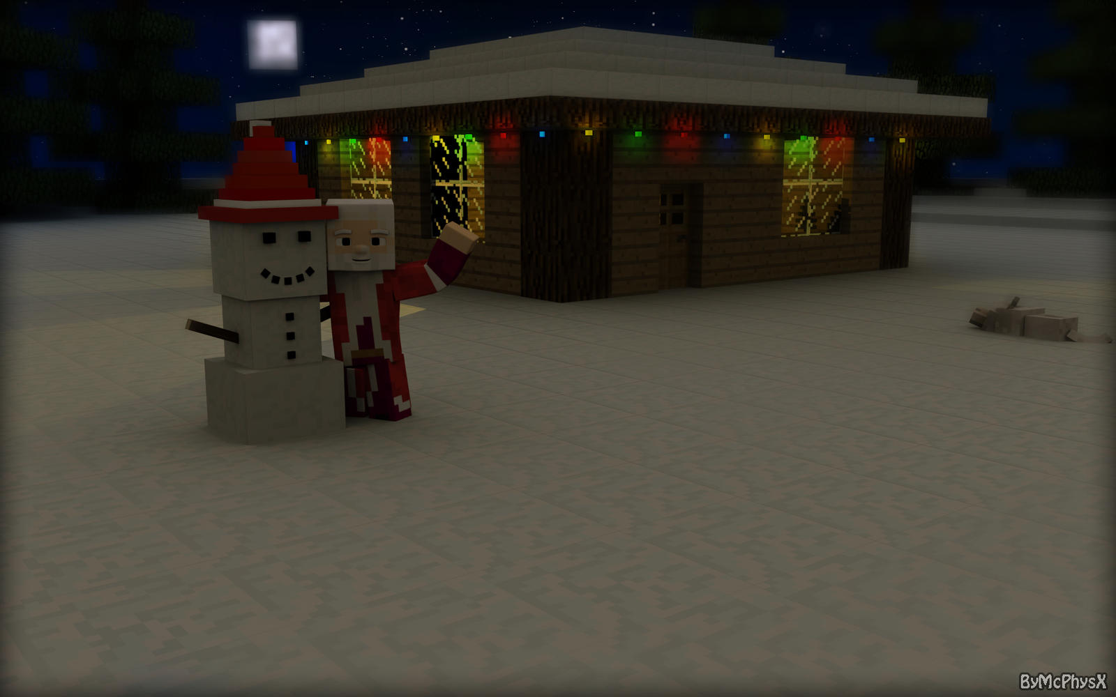 minecraft christmas Wallpapers