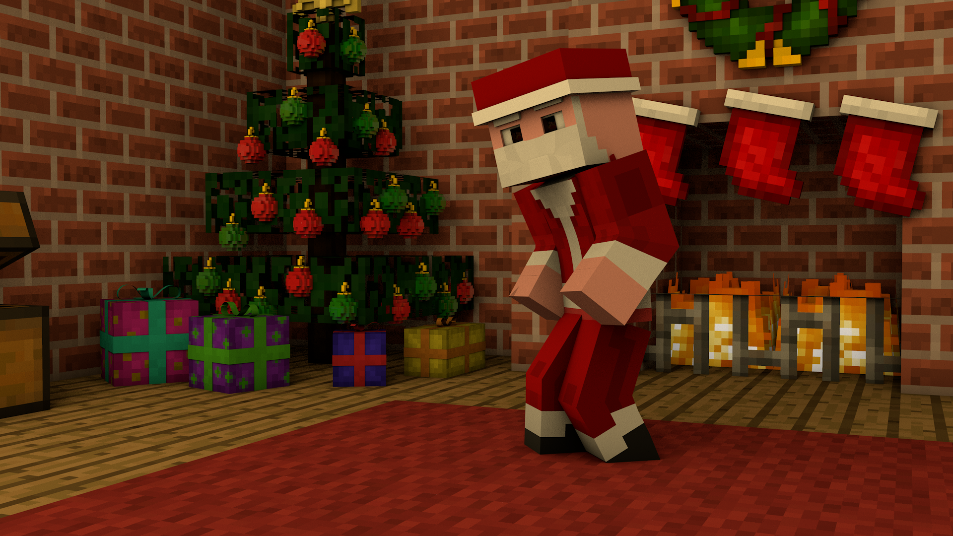 minecraft christmas wallpapers Wallpapers