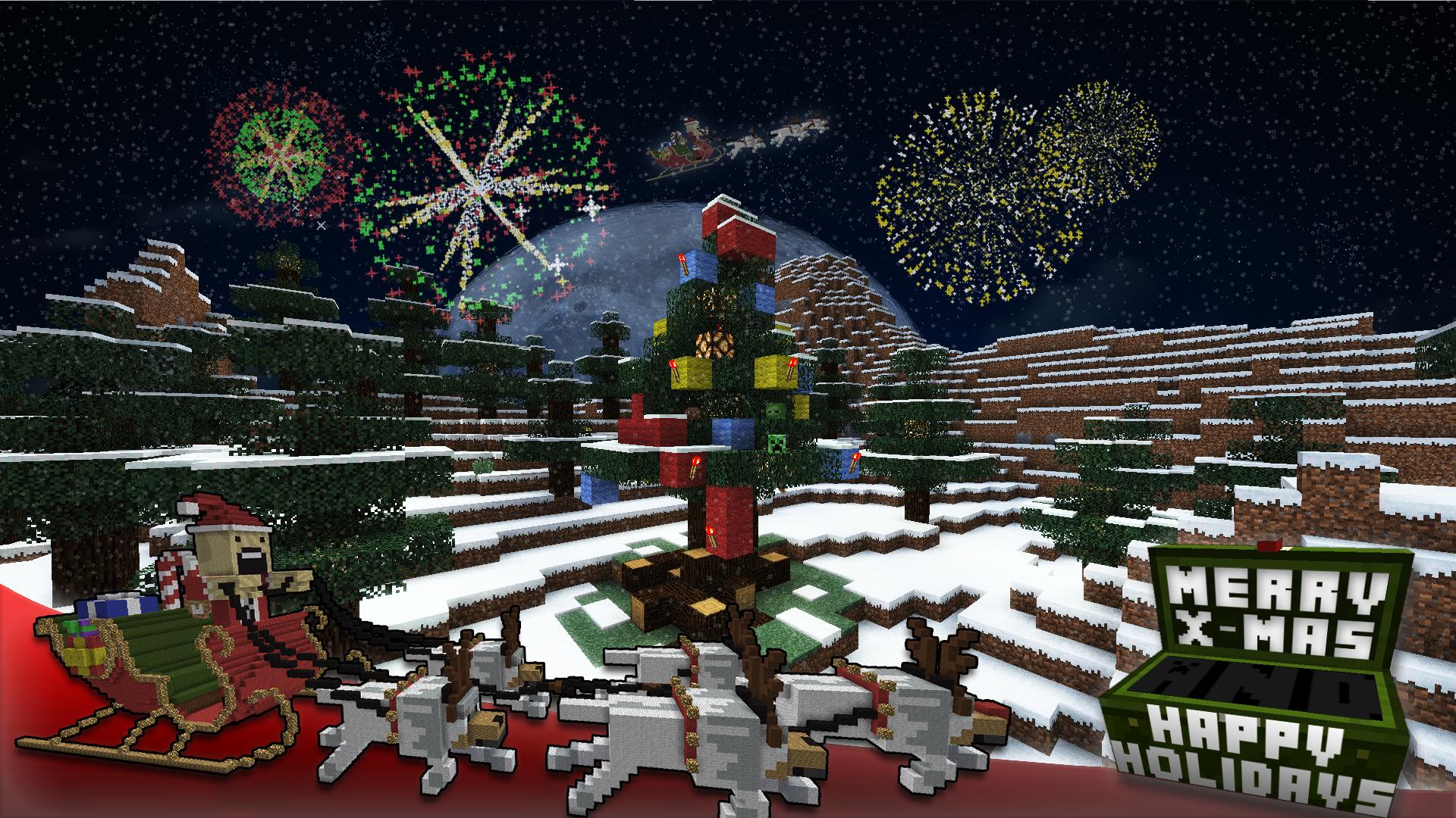 minecraft christmas wallpapers Wallpapers