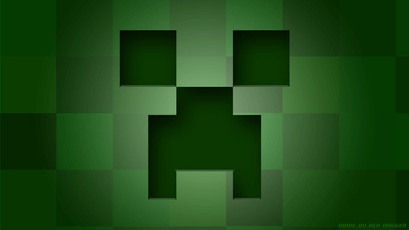 minecraft creeper background Wallpapers