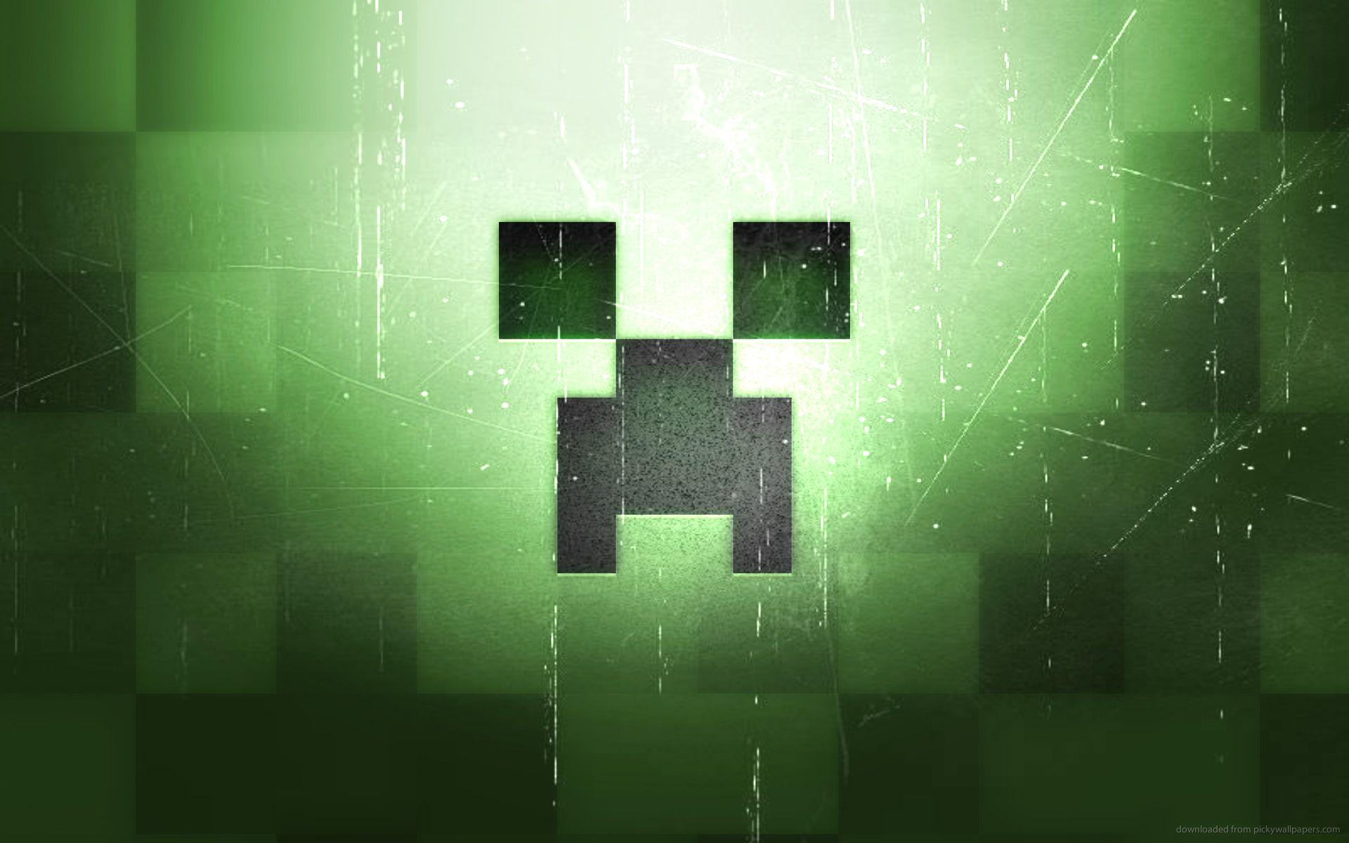 minecraft creeper background Wallpapers