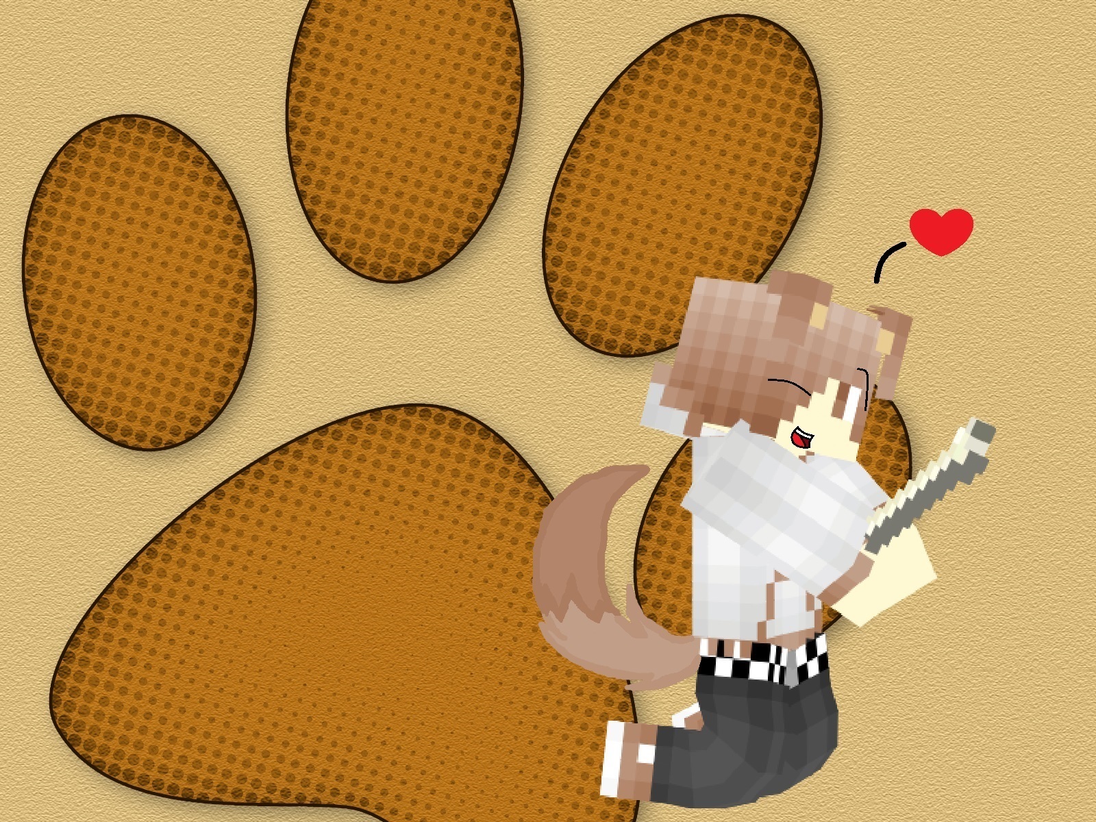 minecraft dog Wallpapers