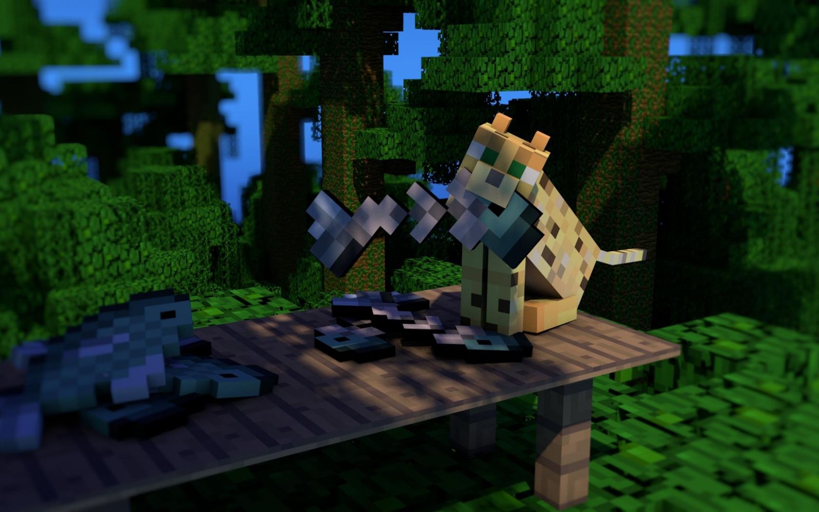 minecraft dog Wallpapers