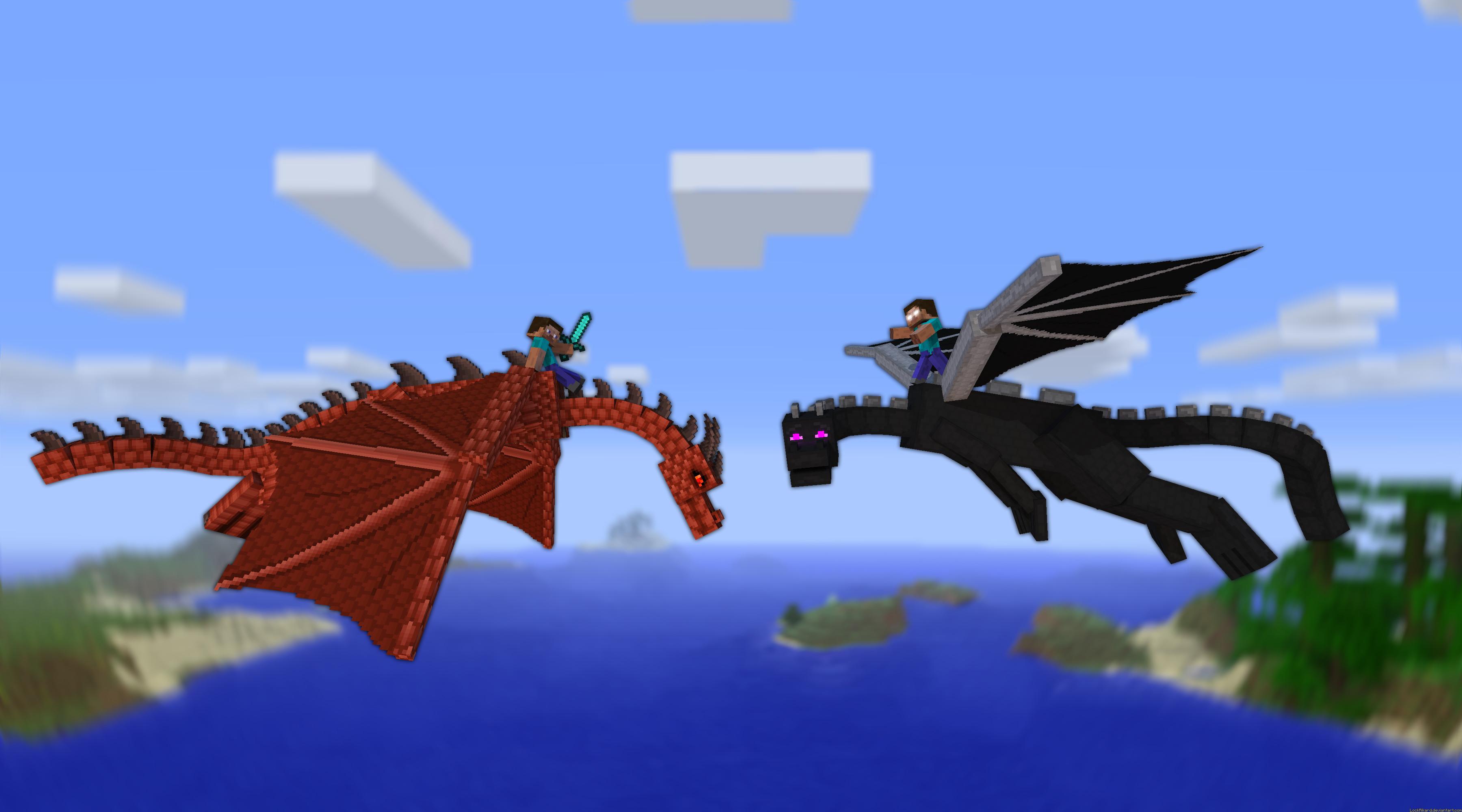 minecraft ender dragon Wallpapers