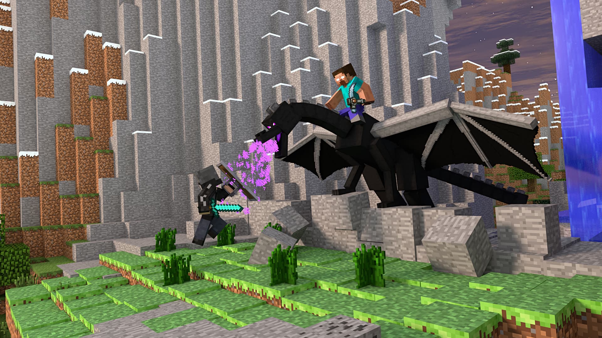 minecraft ender dragon Wallpapers