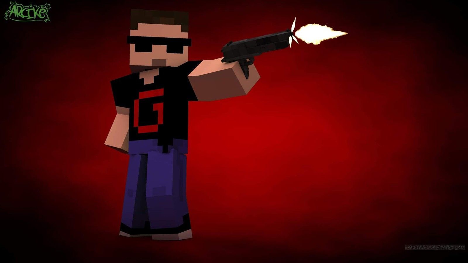 minecraft gun wallpapers Wallpapers