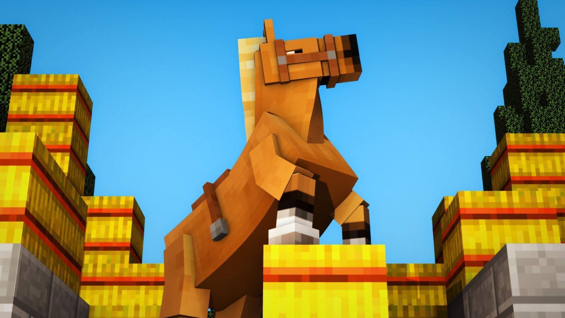 minecraft horse Wallpapers