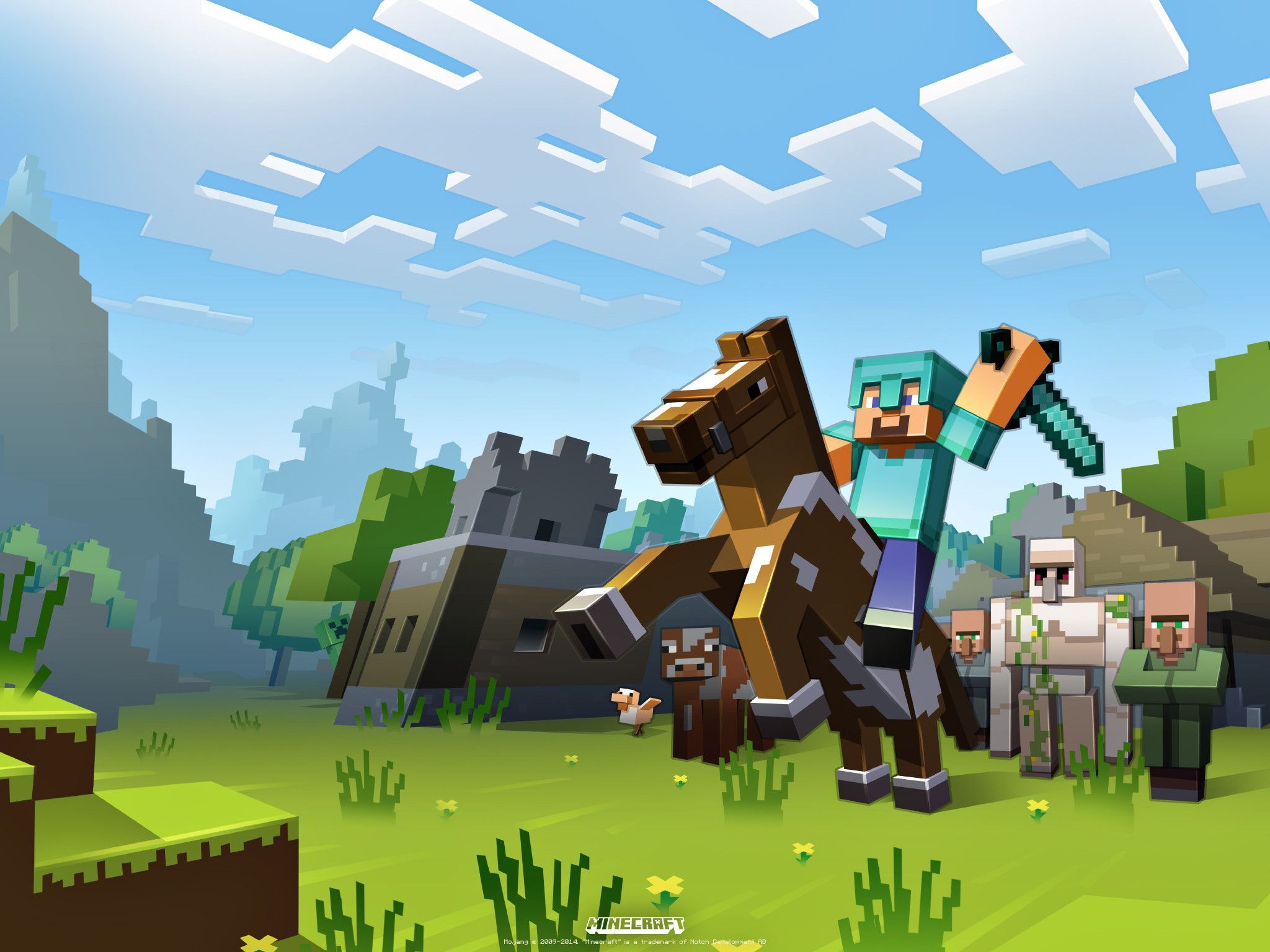 minecraft horse Wallpapers