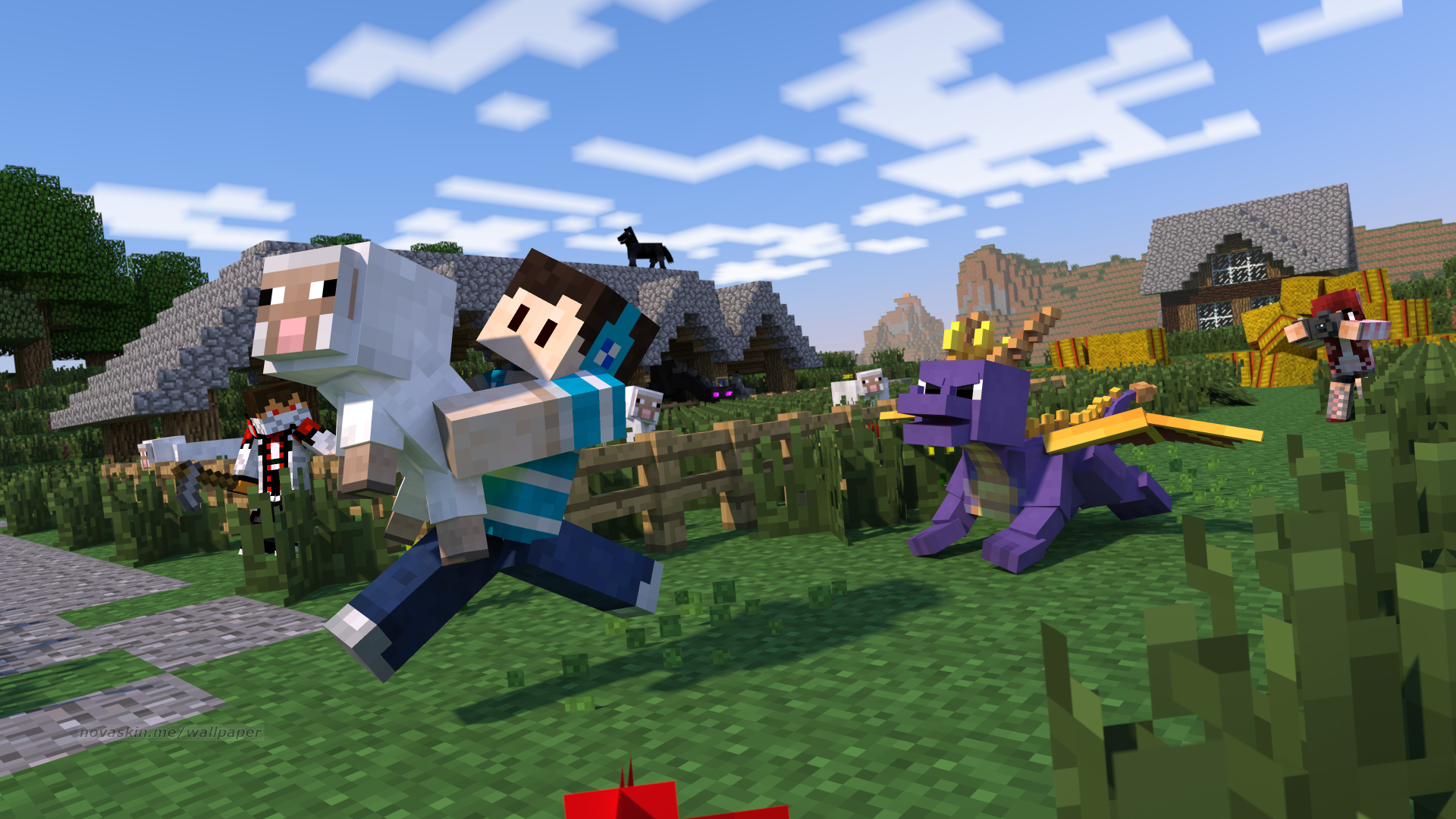 minecraft horse Wallpapers