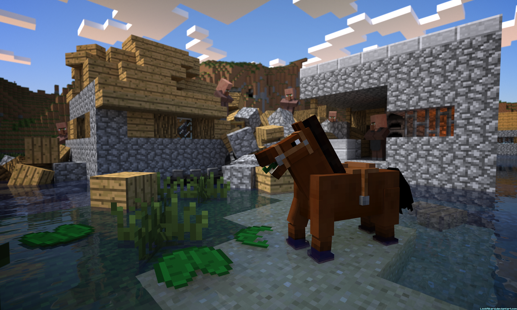 minecraft horse Wallpapers