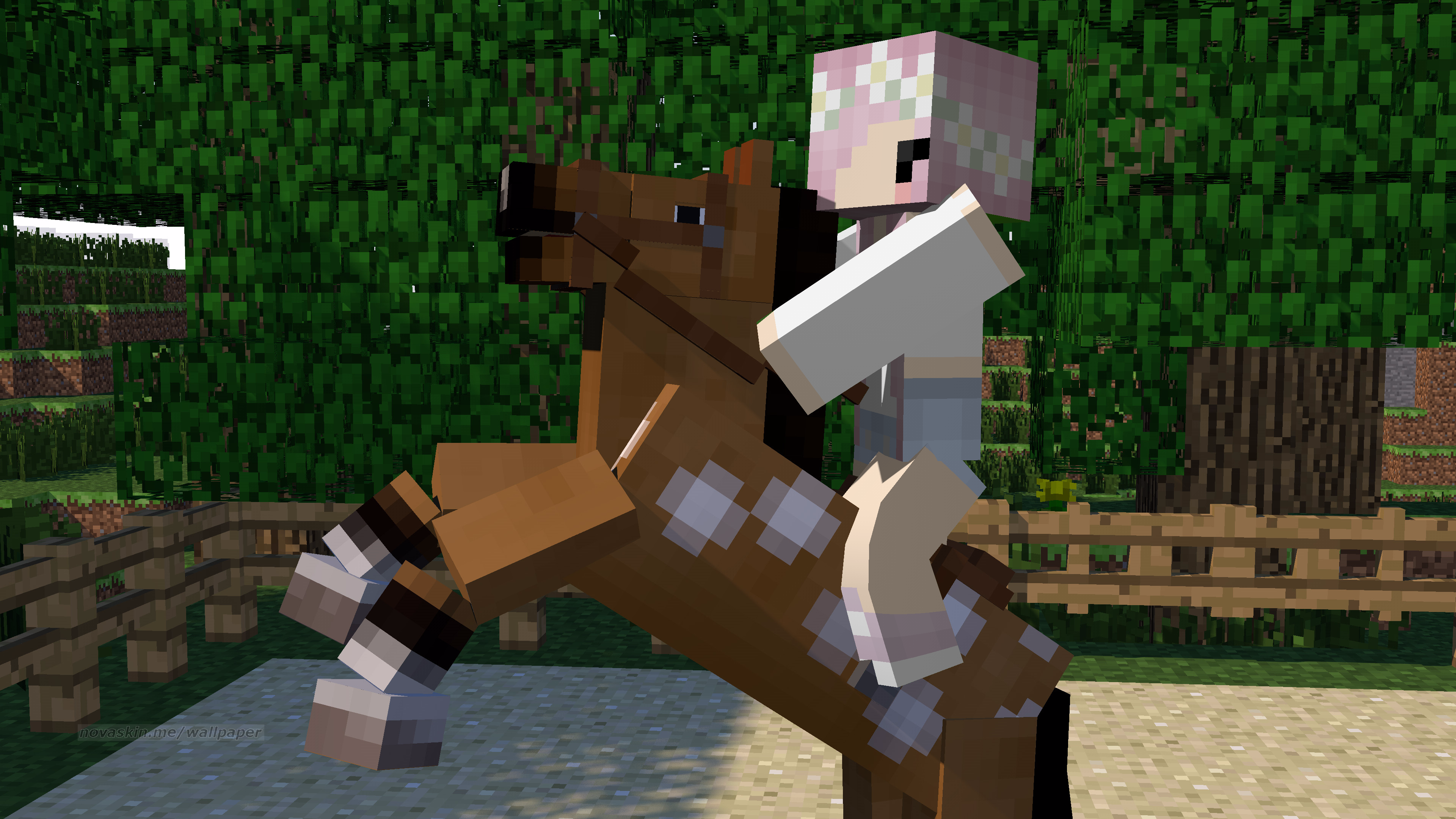 minecraft horse Wallpapers