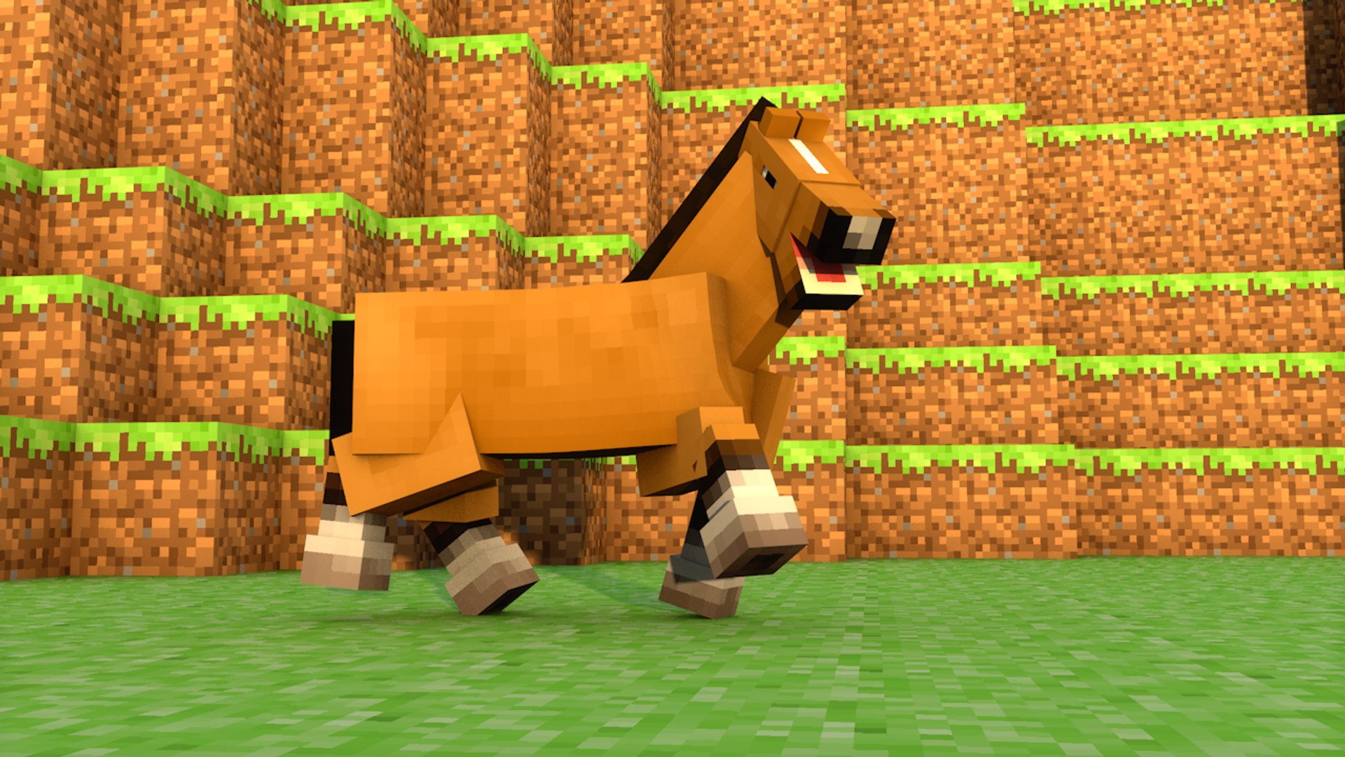 minecraft horse Wallpapers