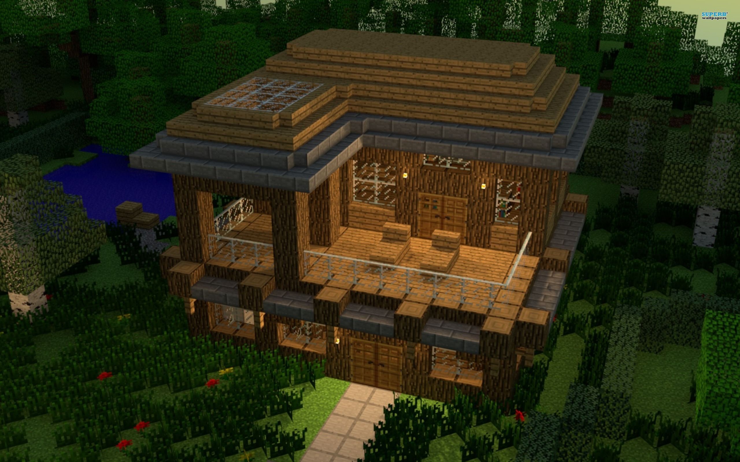 minecraft house wallpapers Wallpapers