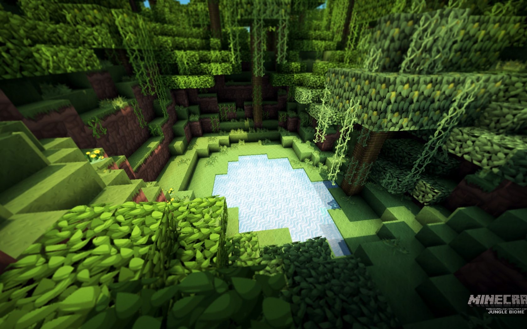 minecraft jungle Wallpapers