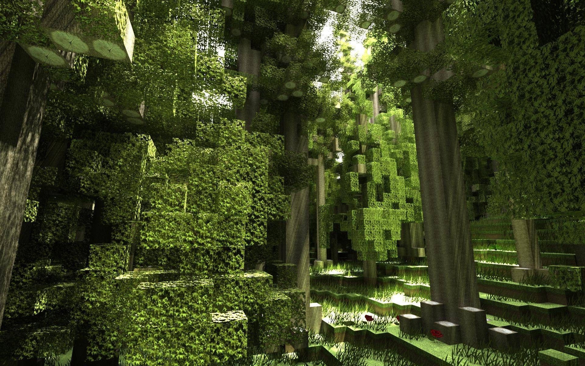 minecraft jungle Wallpapers