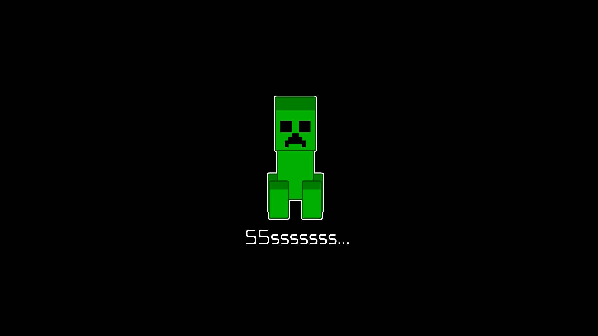 Minecraft Minimalist Creeper Wallpapers