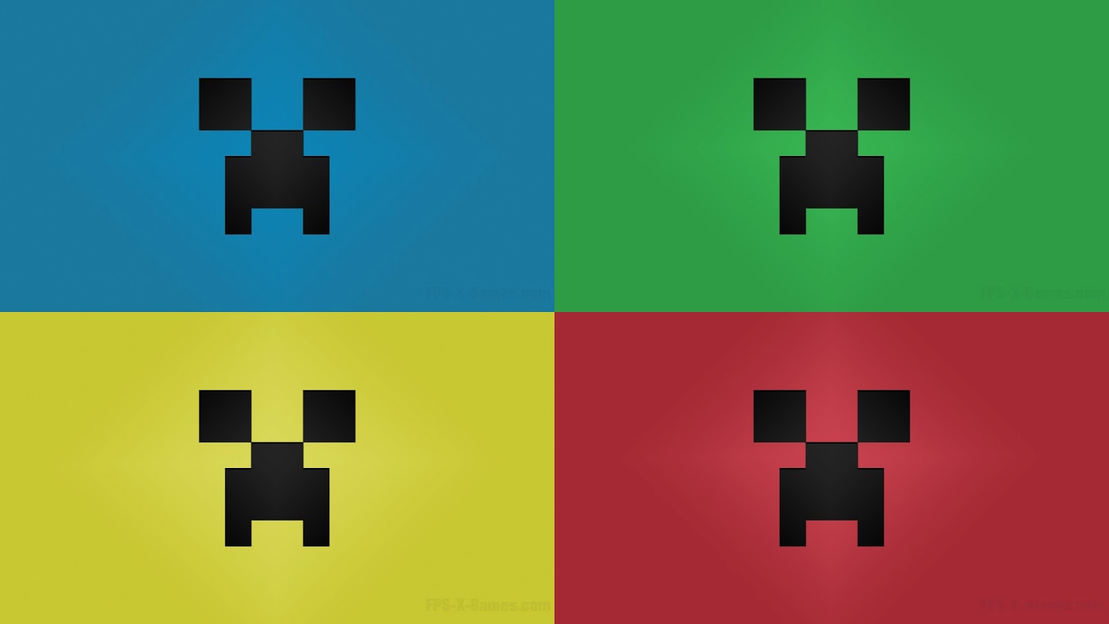 Minecraft Minimalist Creeper Wallpapers