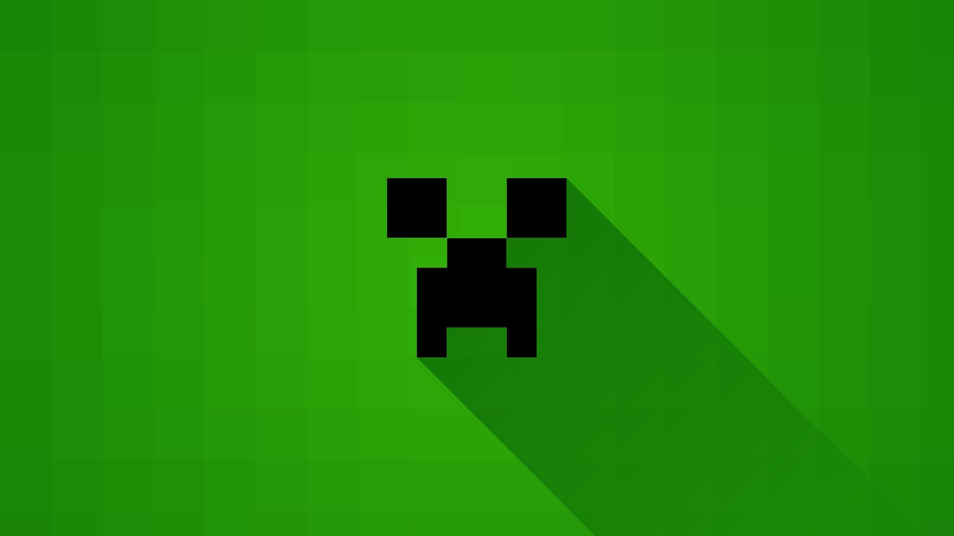 Minecraft Minimalist Creeper Wallpapers