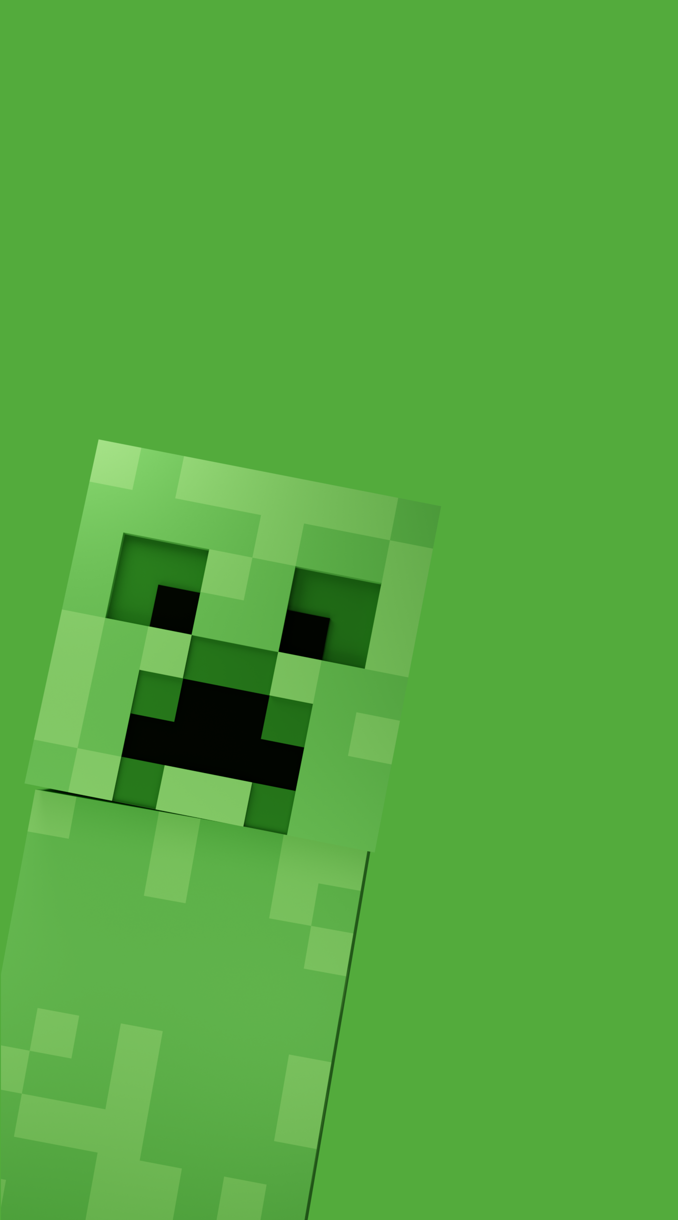 Minecraft Minimalist Creeper Wallpapers