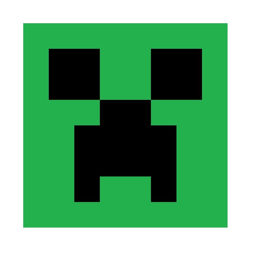 Minecraft Minimalist Creeper Wallpapers