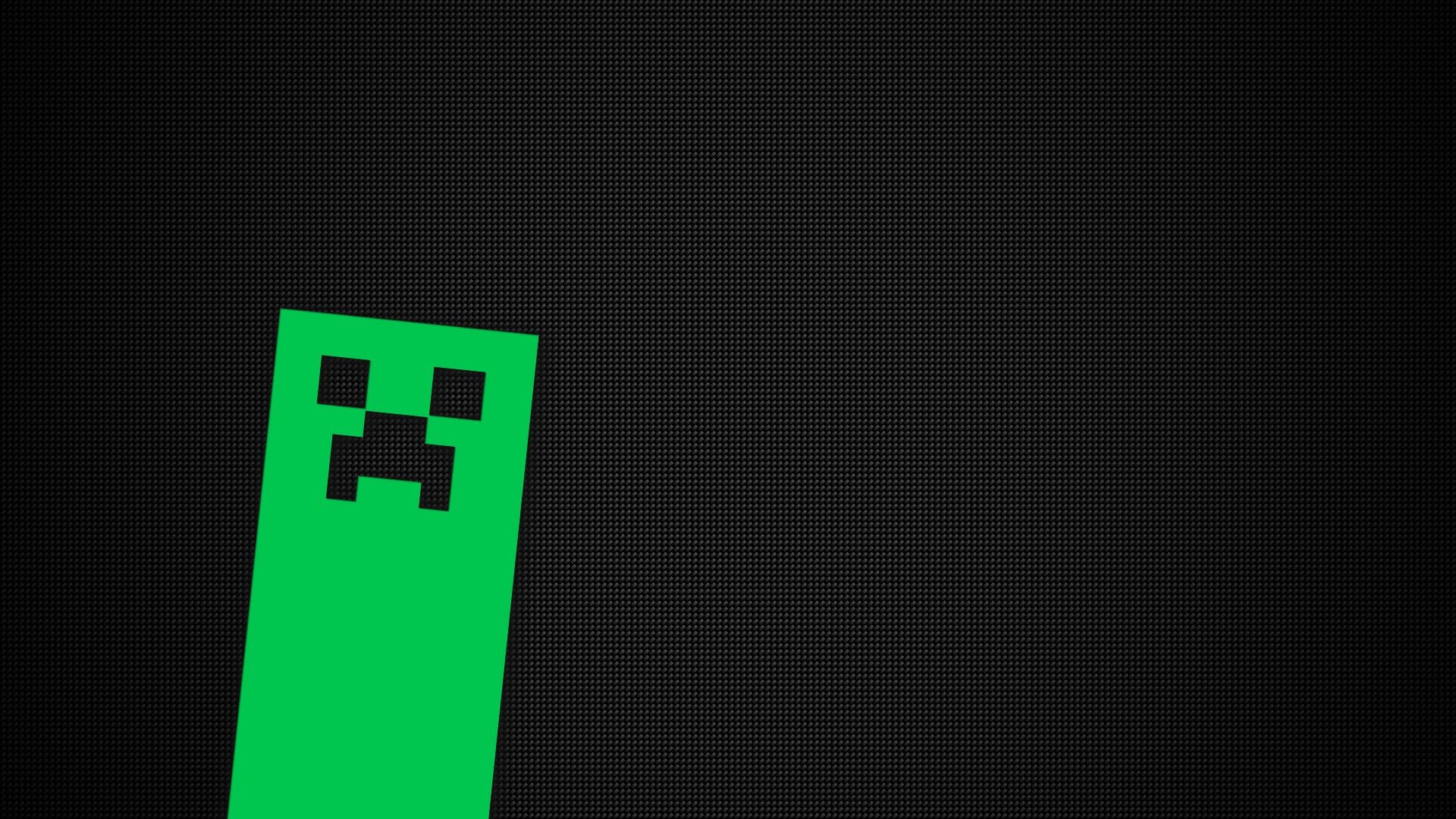 Minecraft Minimalist Creeper Wallpapers