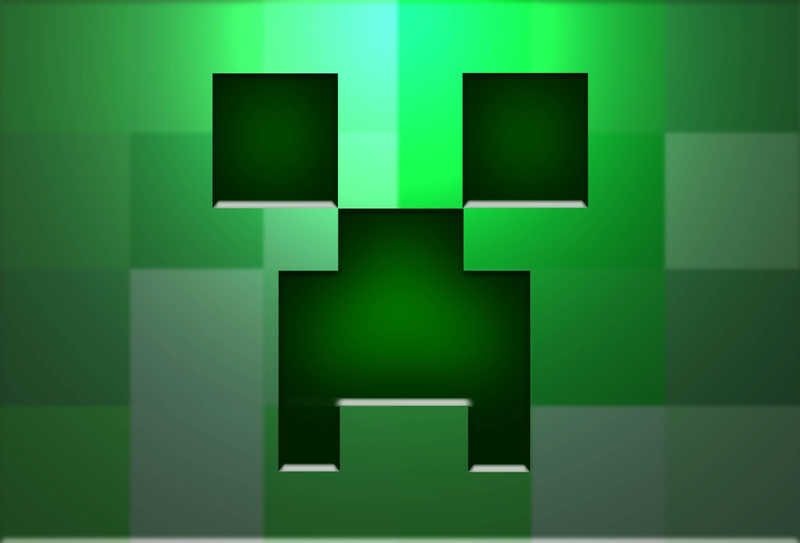 Minecraft Minimalist Creeper Wallpapers